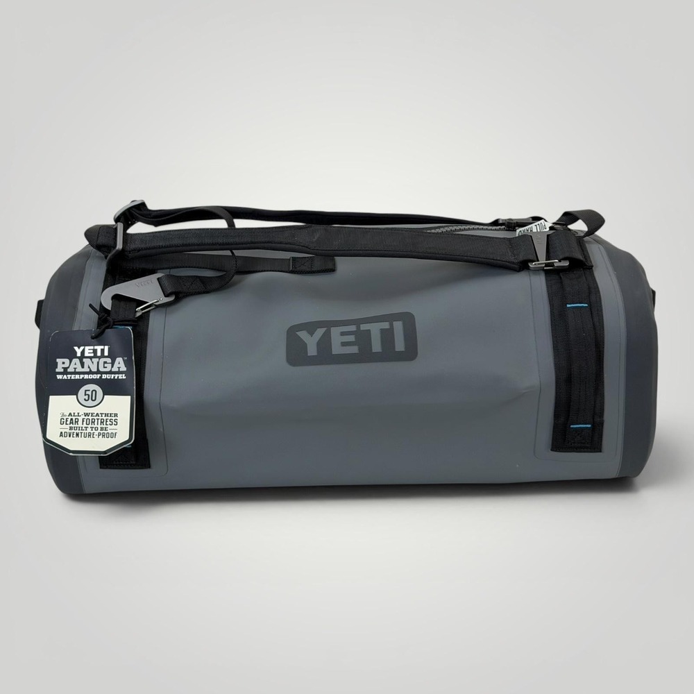 YETI Panga 50 Storm Gray Submersible Waterproof 24" Duffel Backpack Bag
